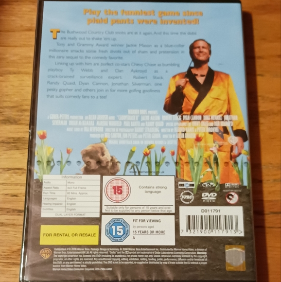 CADDYSHACK II on DVD - Picture 2 of 2